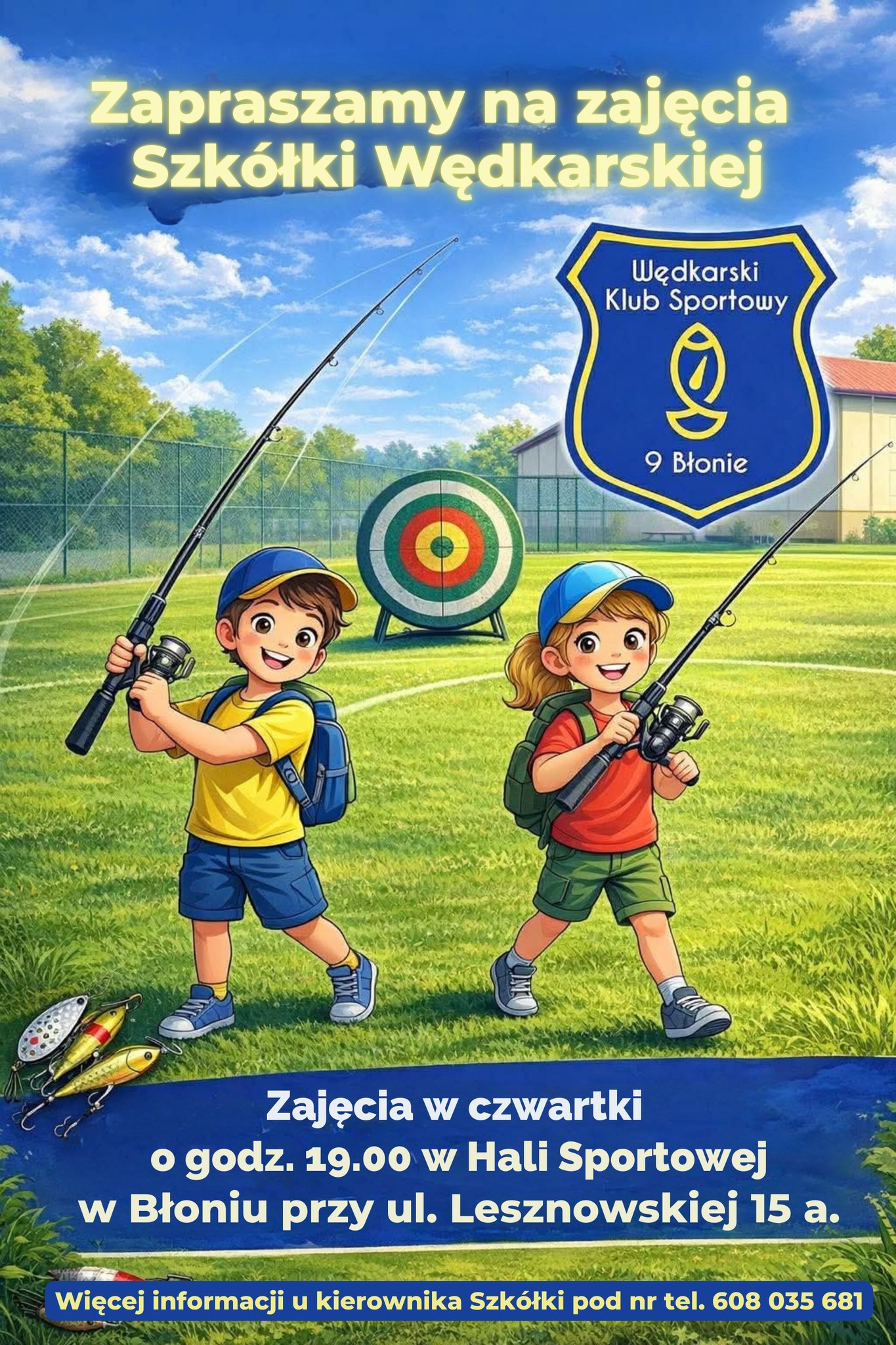 Zapraszamy na zajęcia Szkółki Wędkarskiej WKS 9 Błonie!